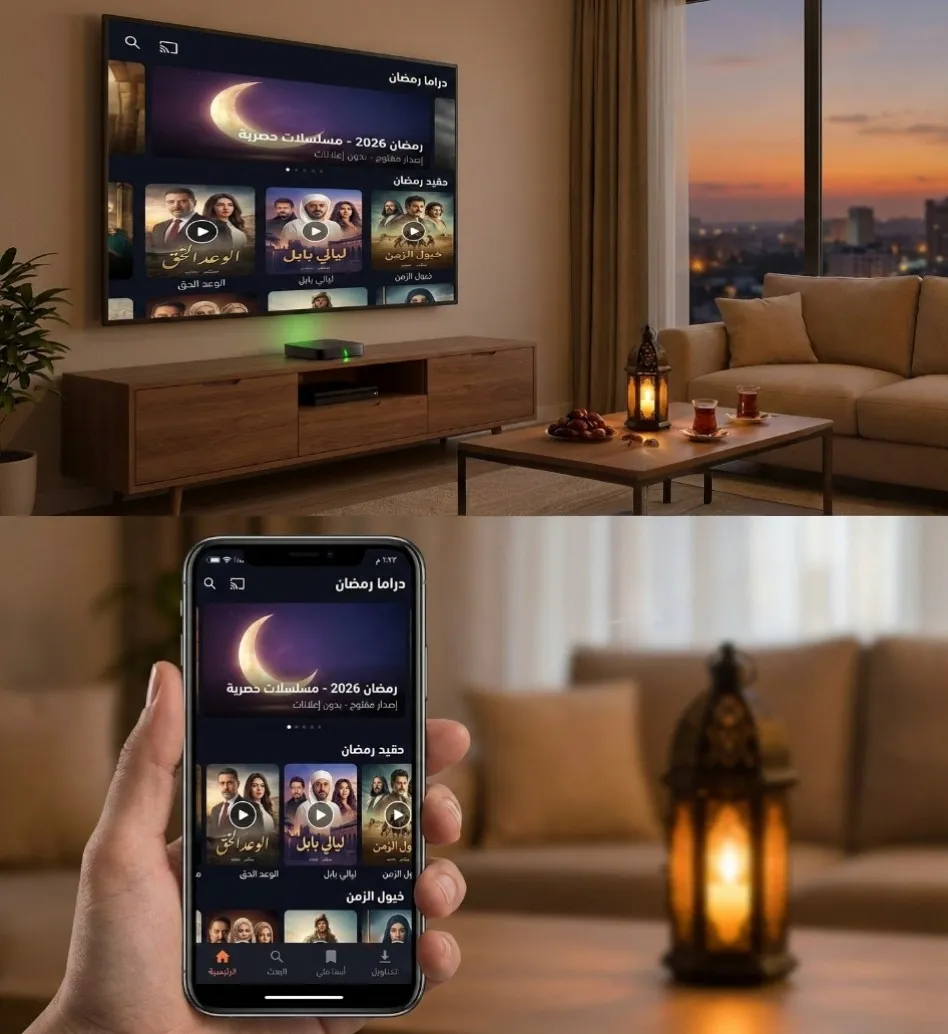تطبيق دراما رمضان 2026: النسخة المدفوعة لمشاهدة المسلسلات بدون إعلانات